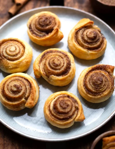 Zimtschnecken aus Blätterteig schnell und einfach