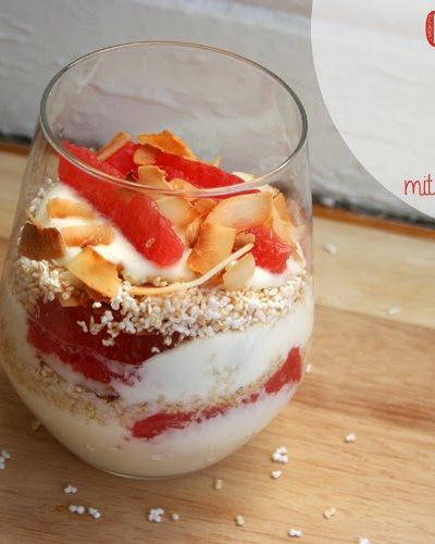 Grapefruit Joghurt Parfait