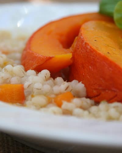 Graupen-Risotto mit Kürbis