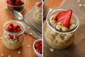 Overnight Oats mit Orangensaft und Vanille