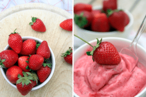 Strawberry Frozen Yogurt