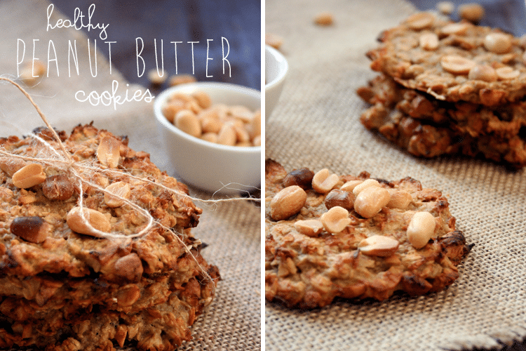 Healthy Peanut Butter Cookies || Kochkarussell