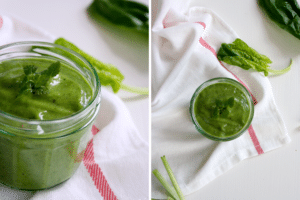 Green Smoothie mit Banane und Avocado