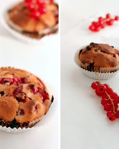 Johannisbeer-Muffins mit Joghurt