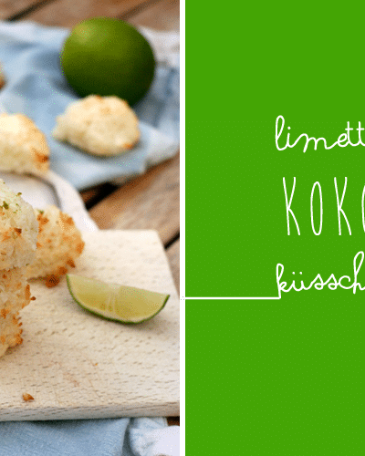 Limetten-Kokos-Küsschen