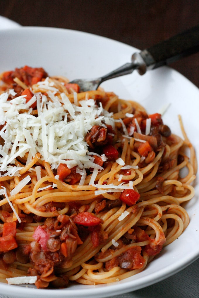 Vegetarische Linsen Bolognese Einfach Und Herzhaft Kochkarussell