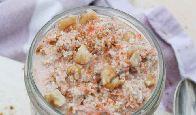 Carrot Cake Overnight Oats - Kochkarussell.com