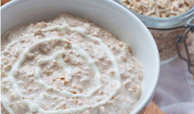 Cinnamon-Roll Overnight Oats - Kochkarussell.com