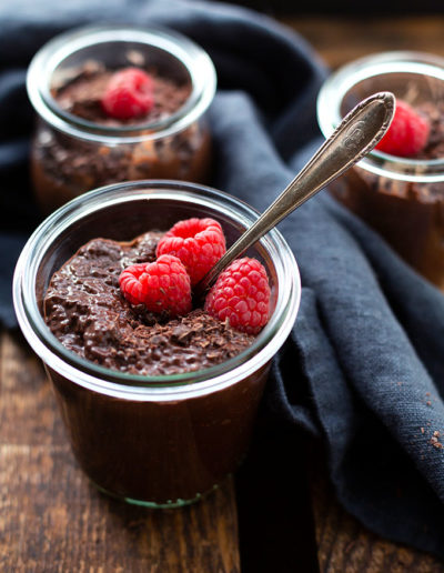 Einfacher Chia-Schokopudding