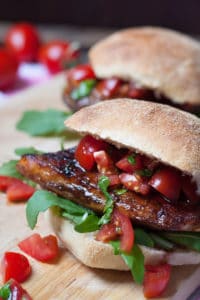 Bruschetta Chicken Burger