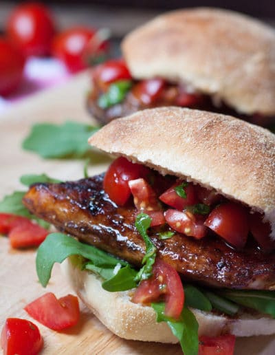 Bruschetta Chicken Burger