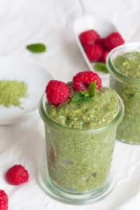 Matcha Kokos Chia Pudding