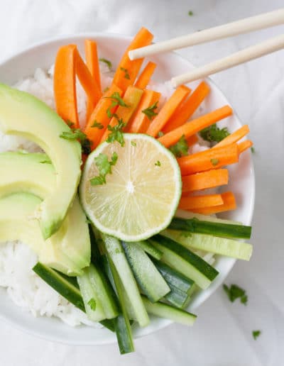 Vegane Sushi Bowl