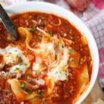 Lasagne-Suppe-Rezept