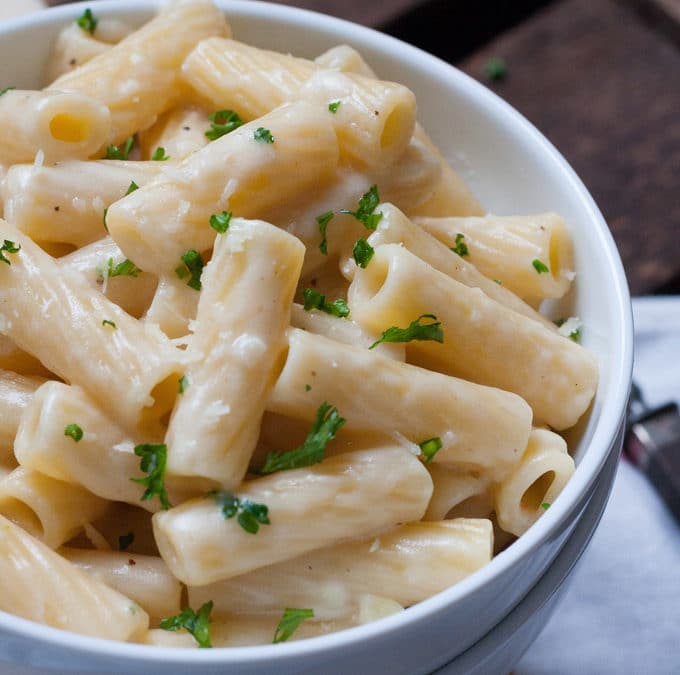 15-Minuten Knoblauch Pasta + Tipps zum eBook Schreiben