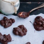 Mandel-Schoko-Berge mit Meersalz aus drei Zutaten9