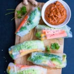 Summer Rolls mit schneller Erdnussbuttersauce