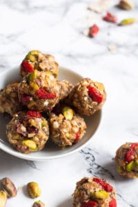 Berry Pistachio Energy Bites