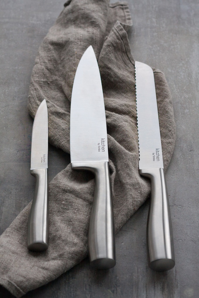 Werbung. Tchibo Messer. Brotmesser, Alzweckmesser und Chefmesser - Kochkarussell.com