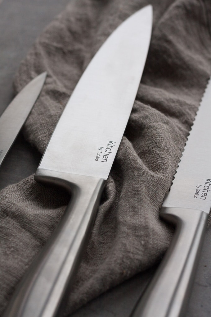 Werbung. Tchibo Messer. Brotmesser, Alzweckmesser und Chefmesser - Kochkarussell.com