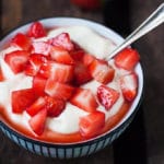 Vanillequark-mit-Erdbeeren-Rezept