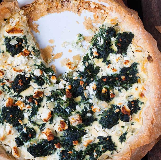 Spinat-Feta-Quiche ohne Boden – super einfach und verdammt gut