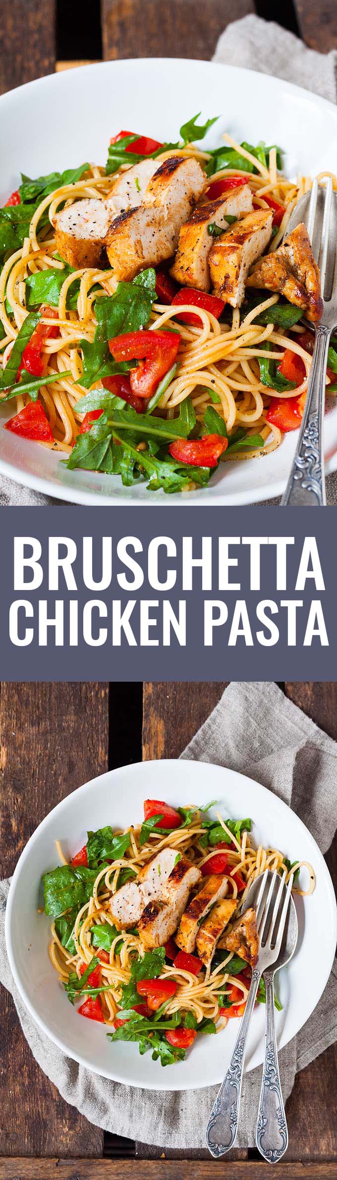Bruschetta Chicken Pasta - Kochkarussell.com
