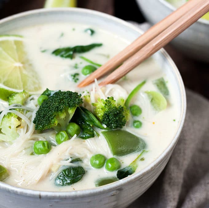 20-Minuten Thai Green Curry Soup