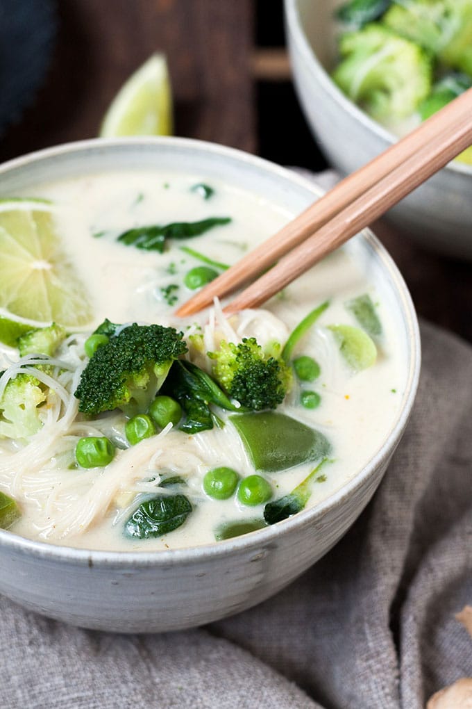 Minuten Thai Green Curry Soup Kochkarussell