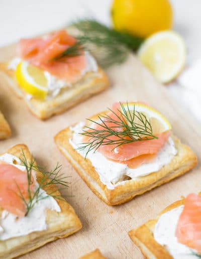 Lachs-Blätterteig-Häppchen aus vier Zutaten 7