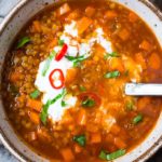 Linsensuppe mit Ingwer und Chili 1