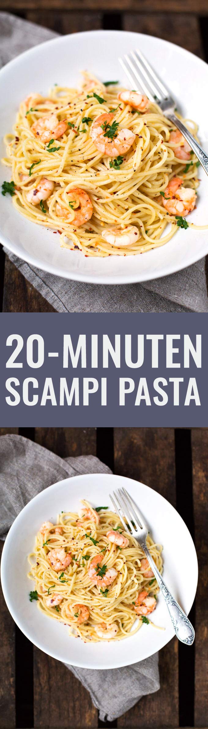 Die 20-Minuten Scampi Pasta sind super einfach und dekadent lecker. Perfekt! - Kochkarussell.com
