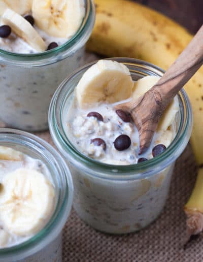 Bananen-Schoko Overnight Oats