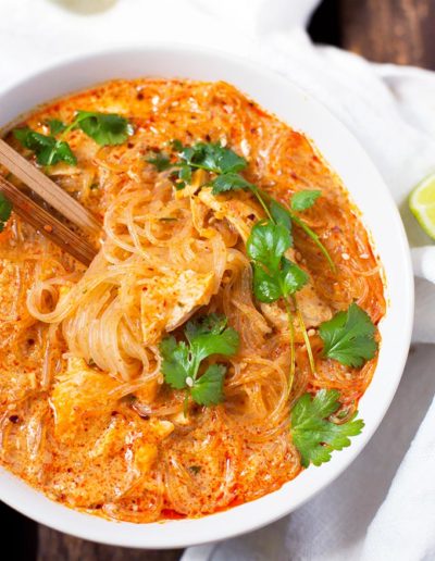 20-Minuten Thai Salmon Soup