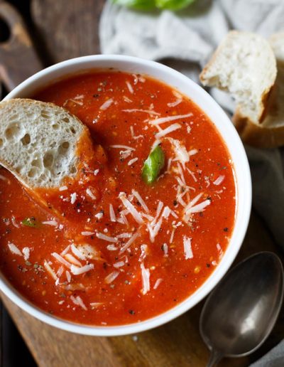 Geröstete Tomatensuppe