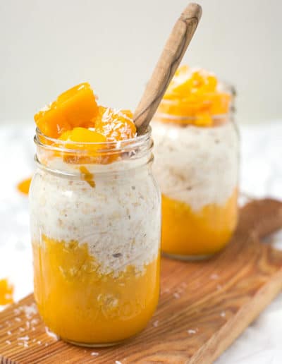Mango Kokos Overnight Oats
