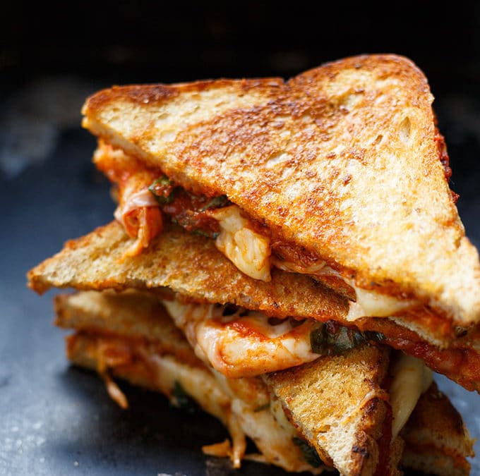 Pizza Grilled Cheese Sandwich