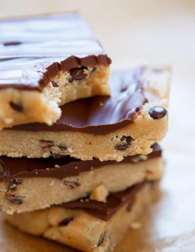 No-Bake Chocolate Chip Cookie Dough Bars
