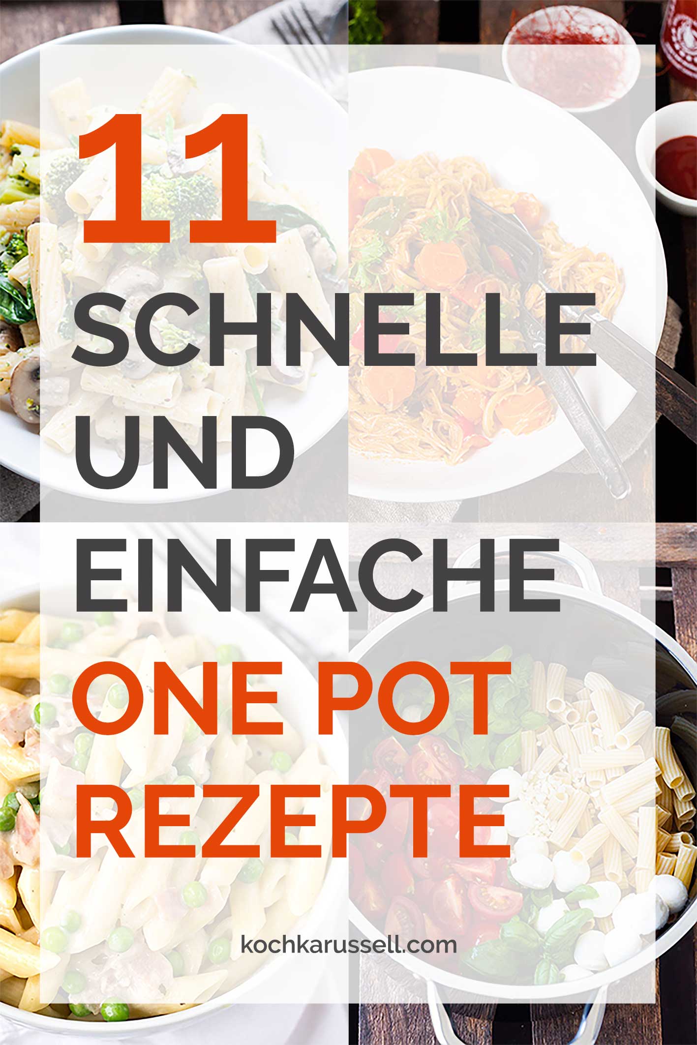 11 schnelle und einfache One Pot Rezepte. Für diese leckeren Rezepte brauchst du nur einen Topf und eine Handvoll Zutaten. Die musst du probieren! - Kochkarussell.com