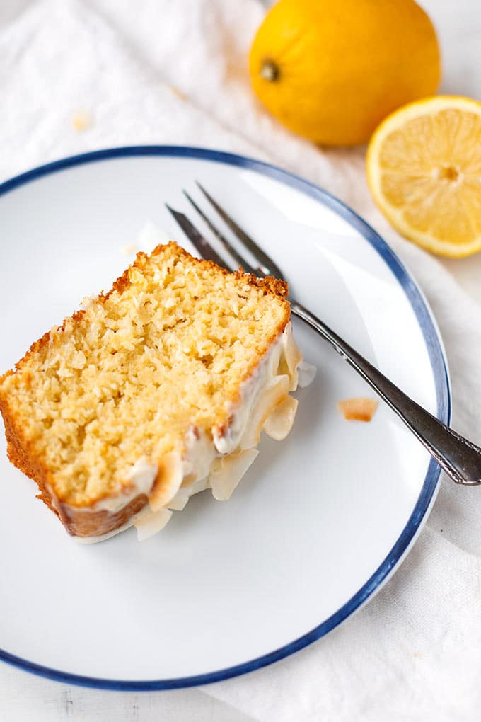 Zitronen Kokos Kuchen Mit Zitronigem Creme Fraiche Topping Kochkarussell