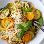 Spaghetti-mit-Zucchini-Weißwein-Sauce-1