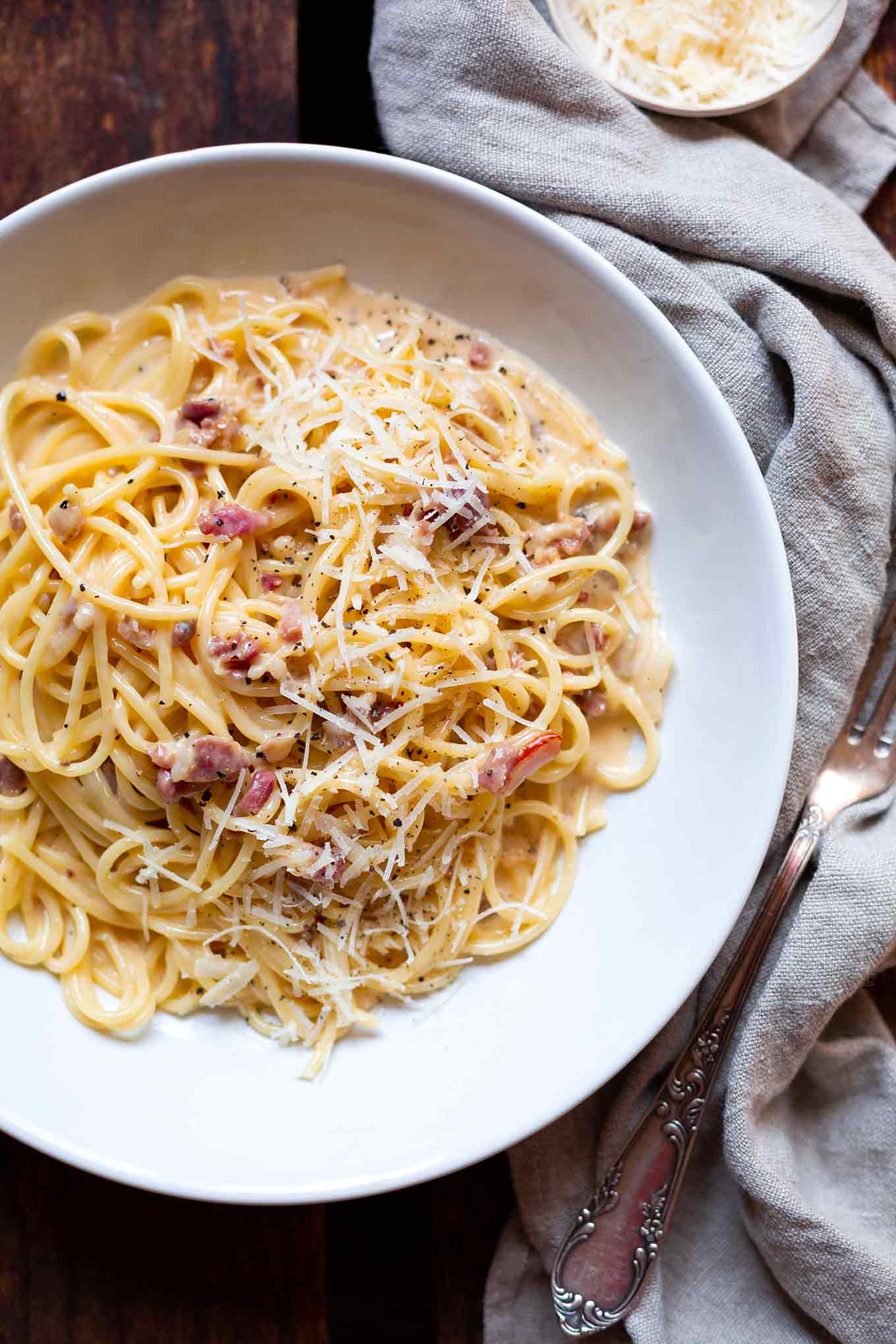 Rezept: Weltbeste Spaghetti Carbonara. Kochkarussell - dein Foodblog für schnelle und einfache Feierabendküche!