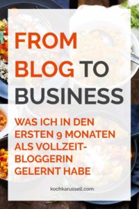 Was ich in den ersten 9 Monaten als Vollzeit-Bloggerin gelernt habe – From Blog to Business