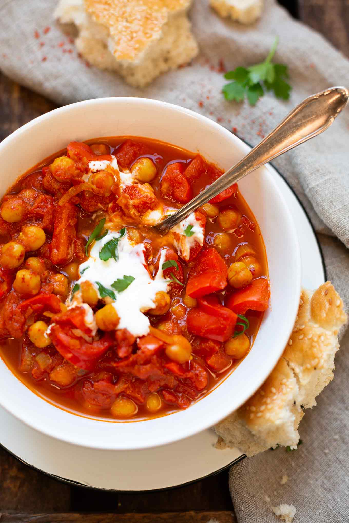 Indisches Kichererbsen-Curry (vegan &amp; super einfach!)- Kochkarussell