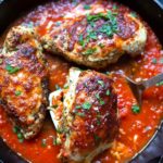 Mozzarella-Hähnchen-mit-Tomatensauce-1
