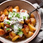 Knoblauch-Ofenkartoffeln-mit-Tzatziki-6
