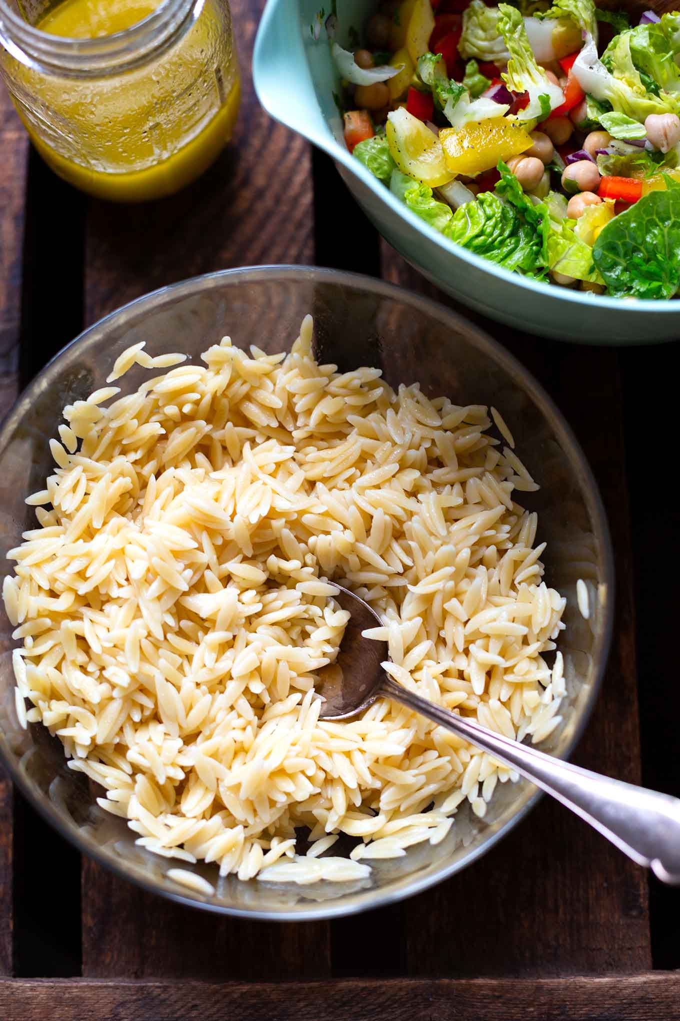 Orzo Kichererbsen Meal Prep Salat Mit Feta 30 Minuten Kochkarussell 