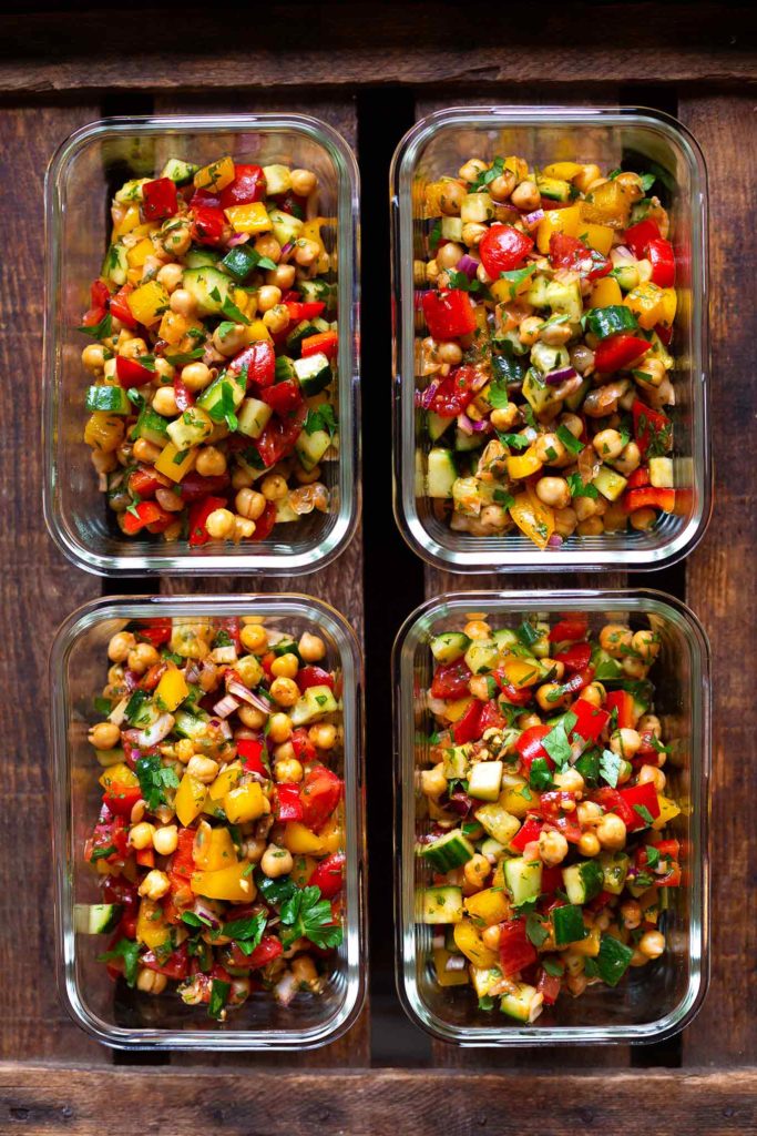 Mediterraner-Kichererbsen-Meal-Prep-Salat-4 - Kochkarussell
