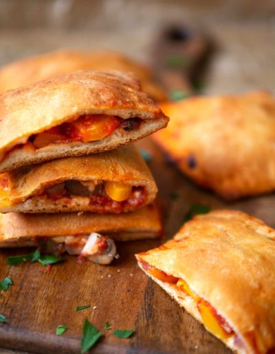 Schnelle Pizzataschen (TK-geeignet)