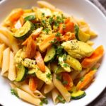 Nudeln mit Hähnchen-Kokos-Sauce 1